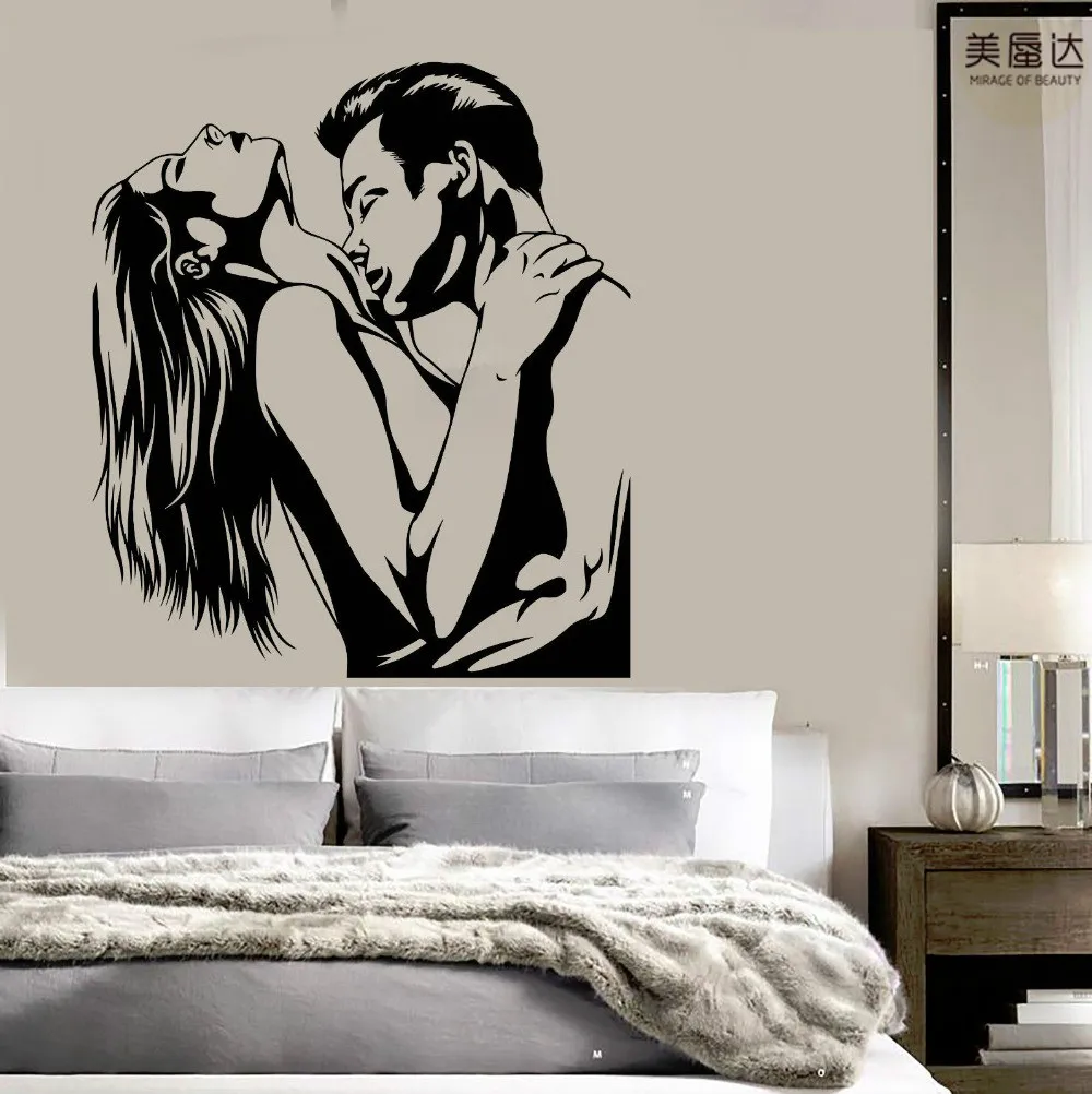 Couple In Love Home Wall Decal Sticker L11 Couple In Love Home Wall Decal Sticker L11
