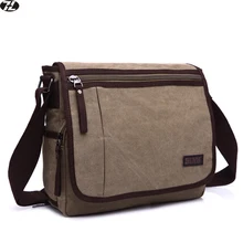 2016 nouveaux hommes messenger sacs de Haute qualité toile d’épaule sac D’ordinateur Portable hommes sacs de voyage mode serviette Affaires bandoulière sacs