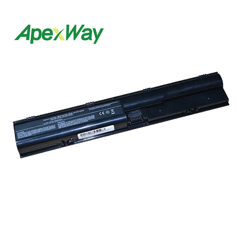 Продажа ApexWay 4400 мАч 6 Аккумулятор для ноутбука hp Probook 4530s 4330s 4331s 4341s 4431s 4740s 4435s 4540s 4535s 4436s 3ICR19 66 2