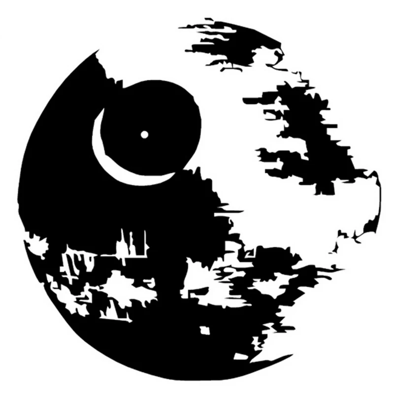 tar Wars Death Star Vinyl Decal Sticker