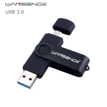 USB 3.0 wansenda OTG USB флеш-накопитель для смартфонов/планшетов/pc 8 ГБ 16 ГБ 32 ГБ 64 ГБ 128 ГБ флешки высокая скорость Флеш накопитель пакет