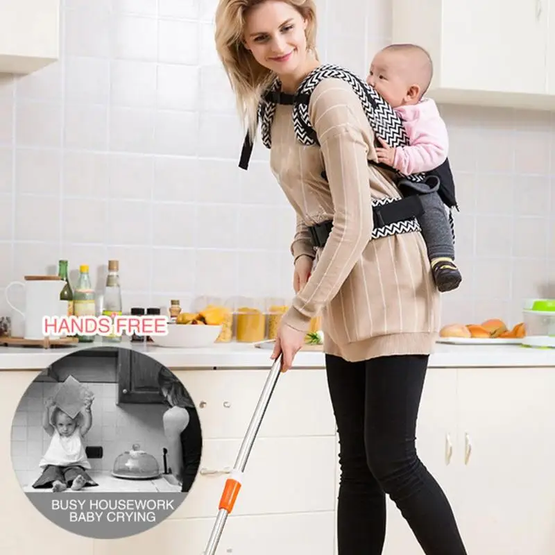5-36M Newborn Baby Front Facing Carrier Infant Sling Backpack Back H-shape Kids Pouch Wrap Carrier with Large storage Bag