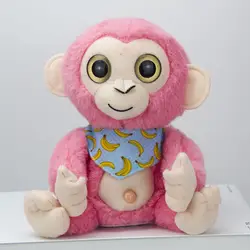 Плюшевые игрушки Запись электричества обучения качели обезьяна кукла моделирование обезьяна рации детский подарок качели кукла