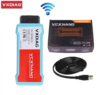 

VXDIAG VCX NANO OBD2 Car Diagnostic Tool with USB/ WIFI for Ford IDS V114 and for Mazda 2 in 1 Auto Diagnostic Tool Scanner