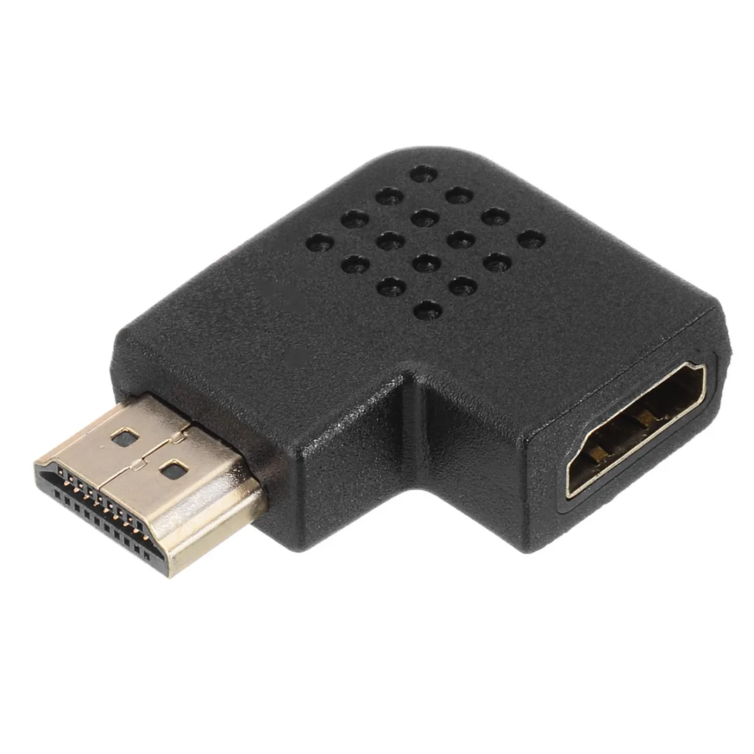 HDMI адаптер «Папа-мама» HD tv 1080P мужчин и женщин HDMI адаптеры конвертер 90 градусов угол поворота вправо/влево HDMI разъемы