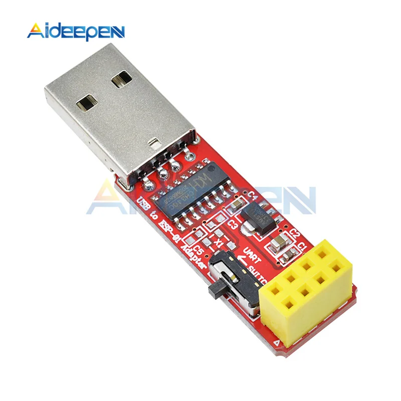 USB к ESP8266 ESP-01 ESP-01S WiFi адаптер модуль CH340 USB к ESP01 ESP01S ttl драйвер Серийный беспроводной Wifi модуль для Arduino