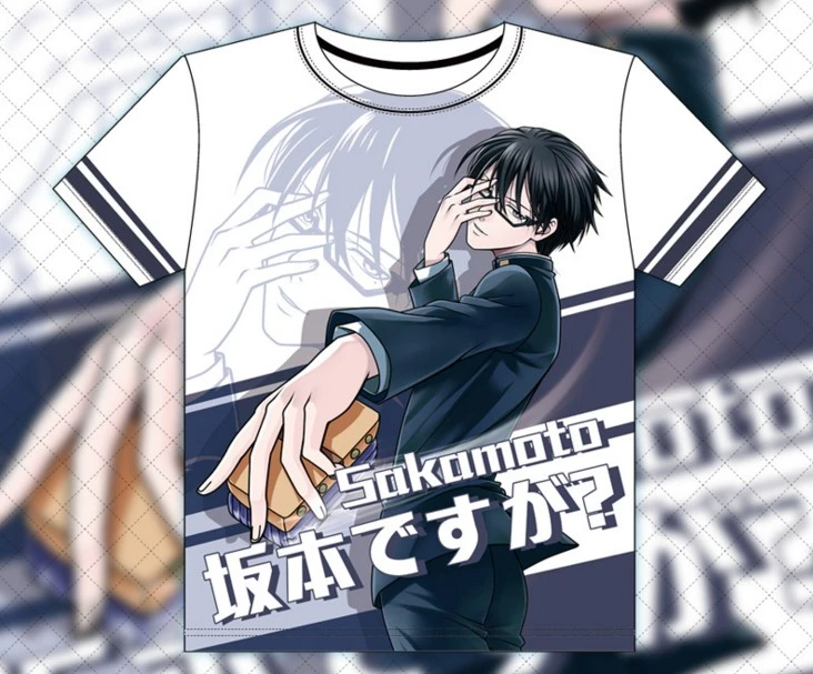 New Anime Sakamoto Desu Ga Sakamoto Cool Cooler Coolest White T Shirt Tee Short Sleeve Tops Unisex Cosplay M Xxxl White T Shirt Cool Coolt Shirt White Aliexpress