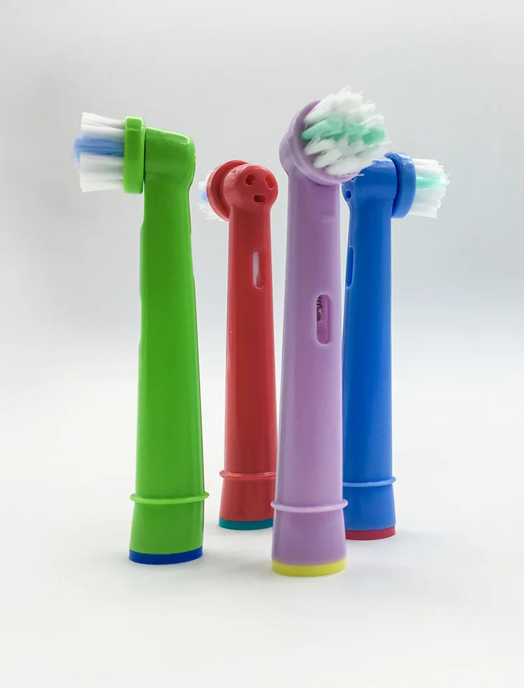 

4Pcs Children Kids Electric Toothbrush Head Replacement Tooth Brush Head Fit for Oral B EB-10A Pro-Health Stages Teeth Care
