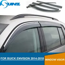 Window Visor for BUICK ENVISION 2014-2018 Side window deflectors rain guards for BUICK ENVISION 2014 2015 2016 2017 2018 SUNZ
