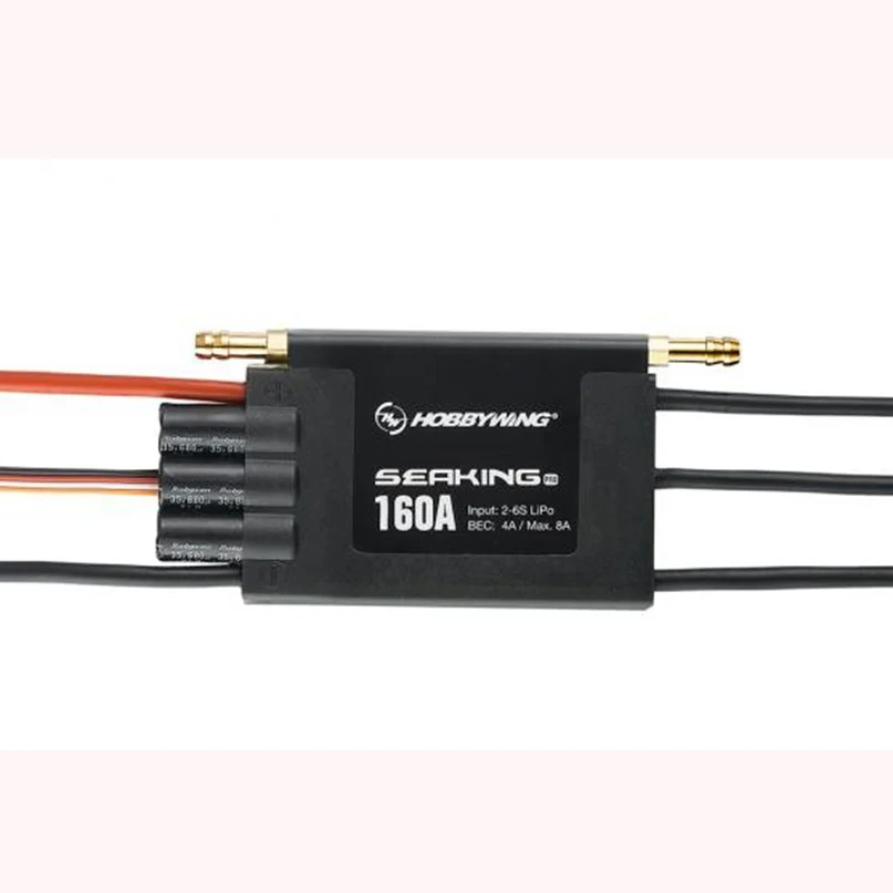 Hobbywing SeaKing برو V3 160A للماء ESC 2-6 ثانية يبو 4A BEC سرعة المراقب فرش ESC ل RC سباق قارب