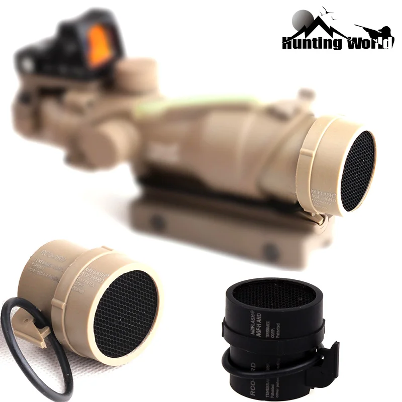 Tactical Killflash Defender Protector Cover Cap Anti-Reflection Device for Hunting CQC Airsoft Trijicon 4X32 ACOG Series | Спорт и