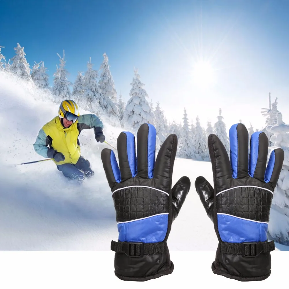 

2018 Skiing Gloves Winter outdoor sport Mountain windproof waterproof warm snowboard Below Zero ski Cycling Gloves men women