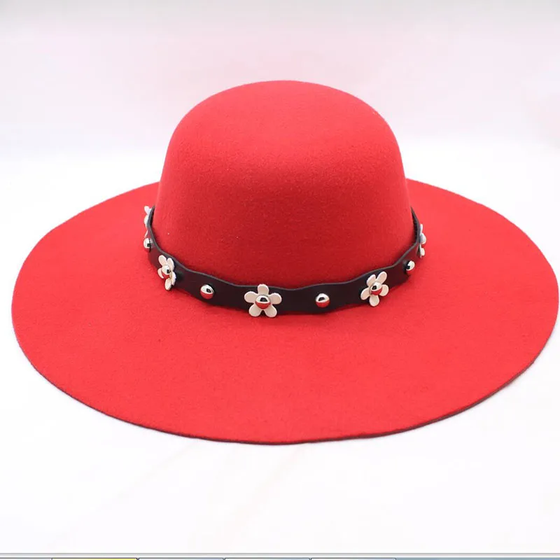 Новая модная осенне-зимняя однотонная женская верхняя шляпа Весенняя фетровая шляпы «Fedora» Женская винтажная Кепка Gorros