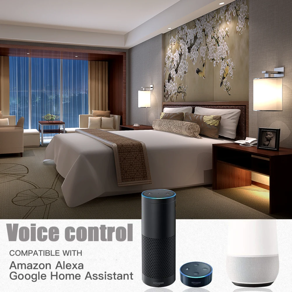 Умный дом Wi-Fi лампочка волшебная лампа с регулируемой яркостью Wake Up огни не требуется Ступица с Alexa Google Assistant Automation