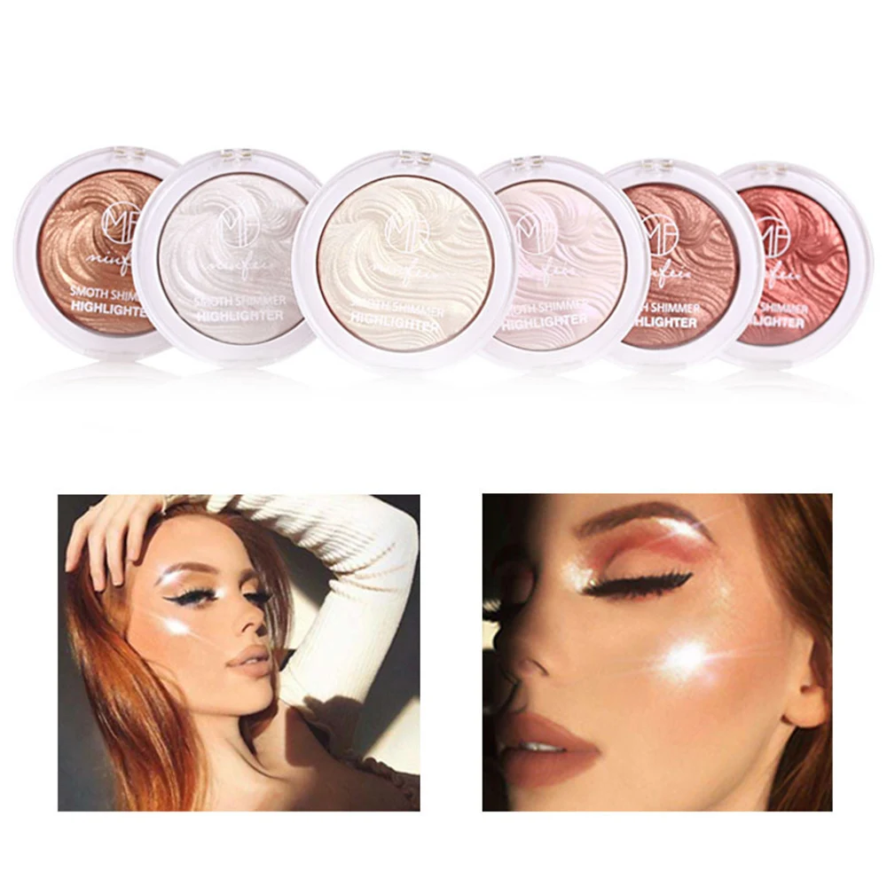 Bronzer Glow Kit хайлайтер палитра Пудра основа для лица Осветляющий макияж длительное отбеливание консилер TSLM2