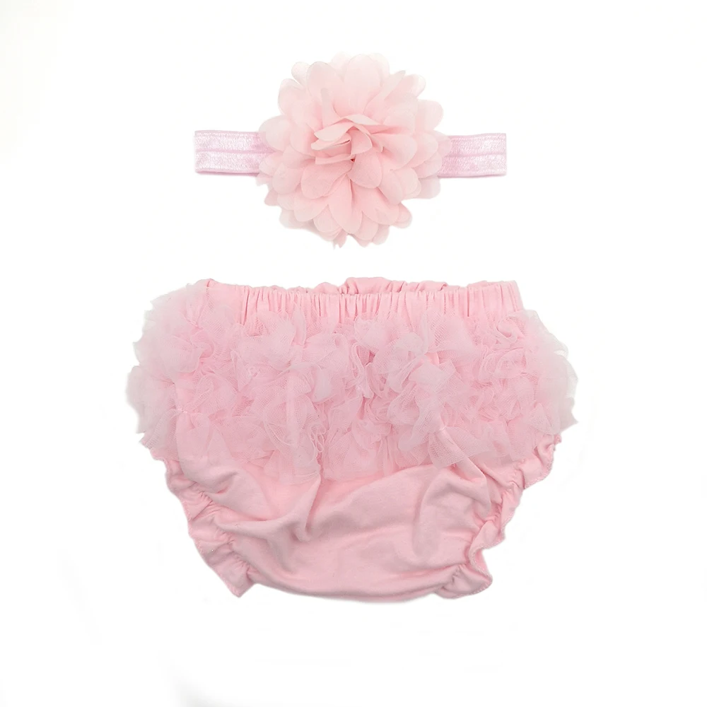 

Baby Girls Dresses Diaper Covers Matching Headband Baby Lace Ruffle Panties Tutu Style Bebe Clothes Photography Props Kidocheese