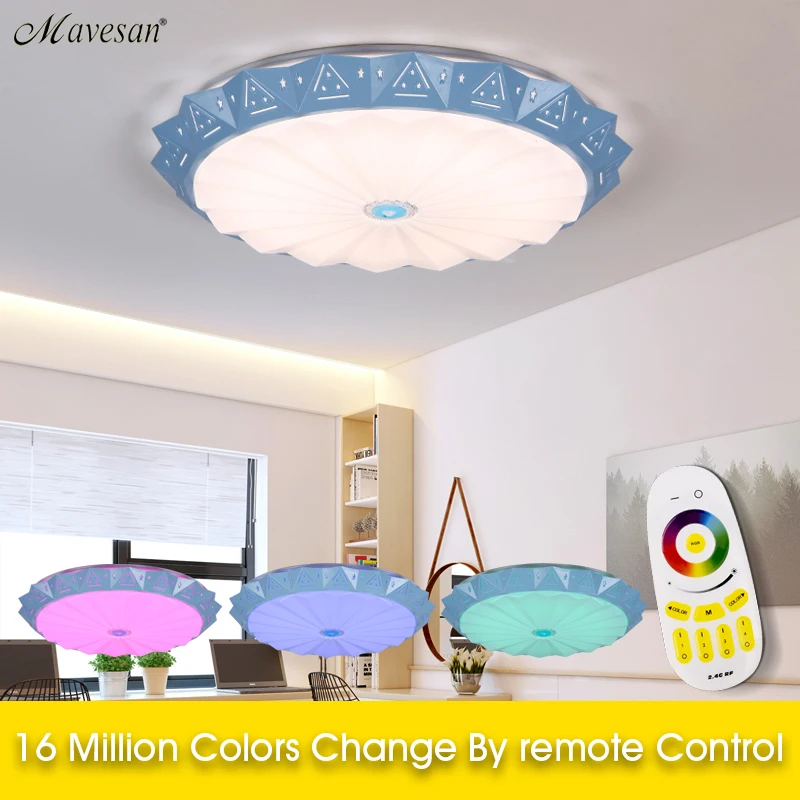 

2018 bedroom Ceiling Lights remote control for 10-15 square meters Ceiling Lamps For Living Room ceiling light fixtures