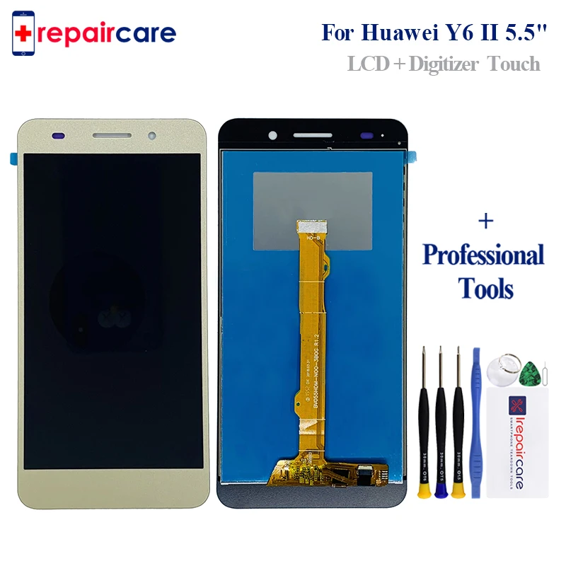 

5.5'' For Huawei Y6II Y6 II CAM-L23 CAM-L03 CAM-L21 CAM-AL00 Full LCD DIsplay + Touch Screen Digitizer Assembly + Frame Cover