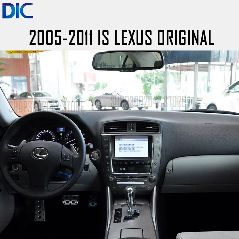 Cheap Android system 6.0 10.4 inch Navigation player Video autoradio Steering-Wheel bluetooth USB For lexus 2005-2011 IS 250 300 350 1