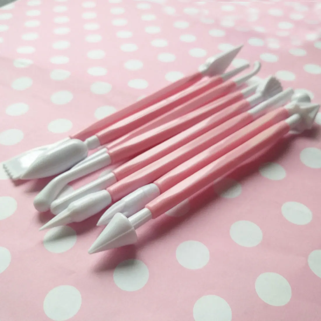 

Cake Carved Group 8pcs Fondant Cake Sugar Flower Sculpture Group Shaping Baking DIY Tools Chocolate Decorating Mold