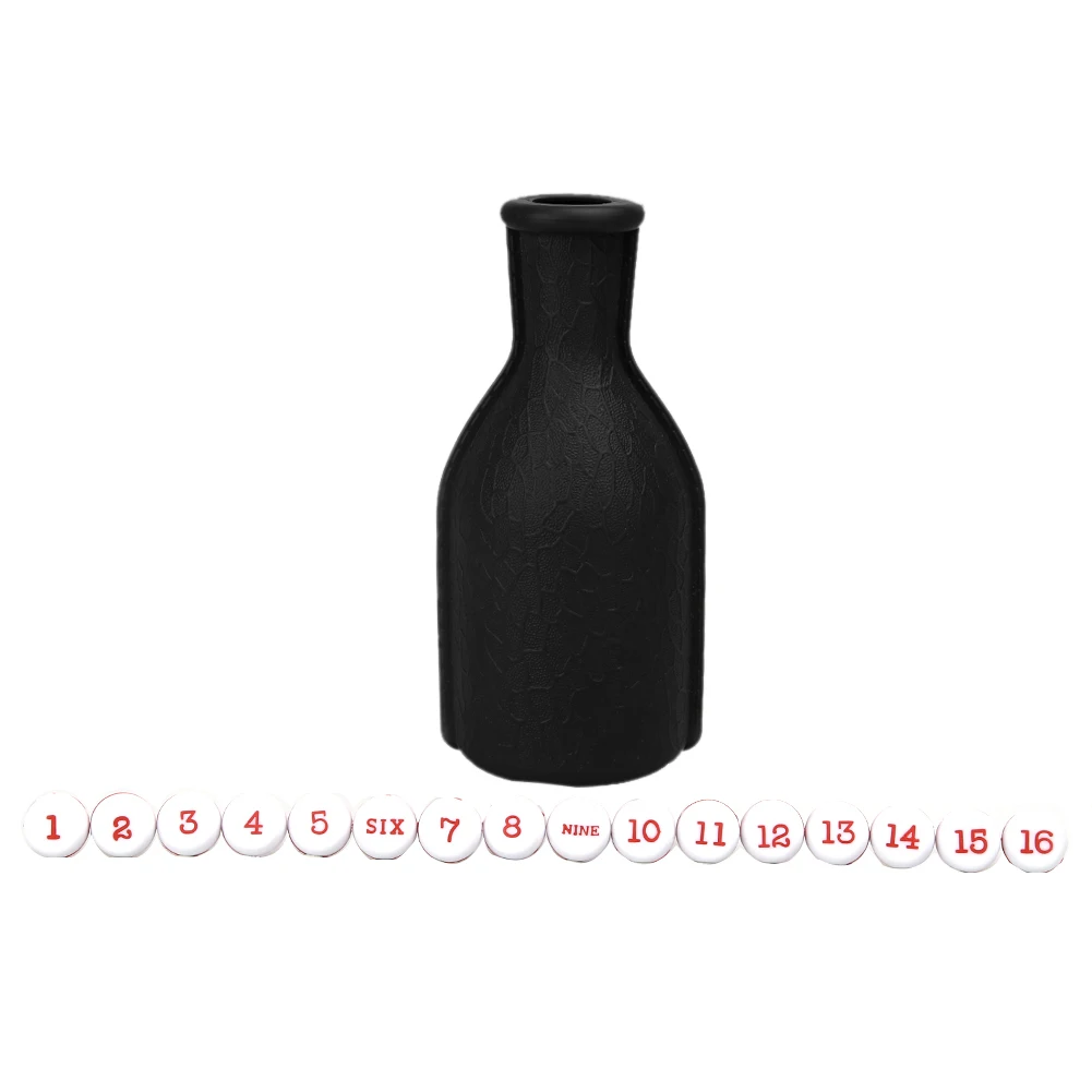 

1 Pcs Billiard Game Kelly Pool Shaker Bottle with Standard Set Of 16 Numbered Tally Balls Peas Snooker & Billiard Accessories