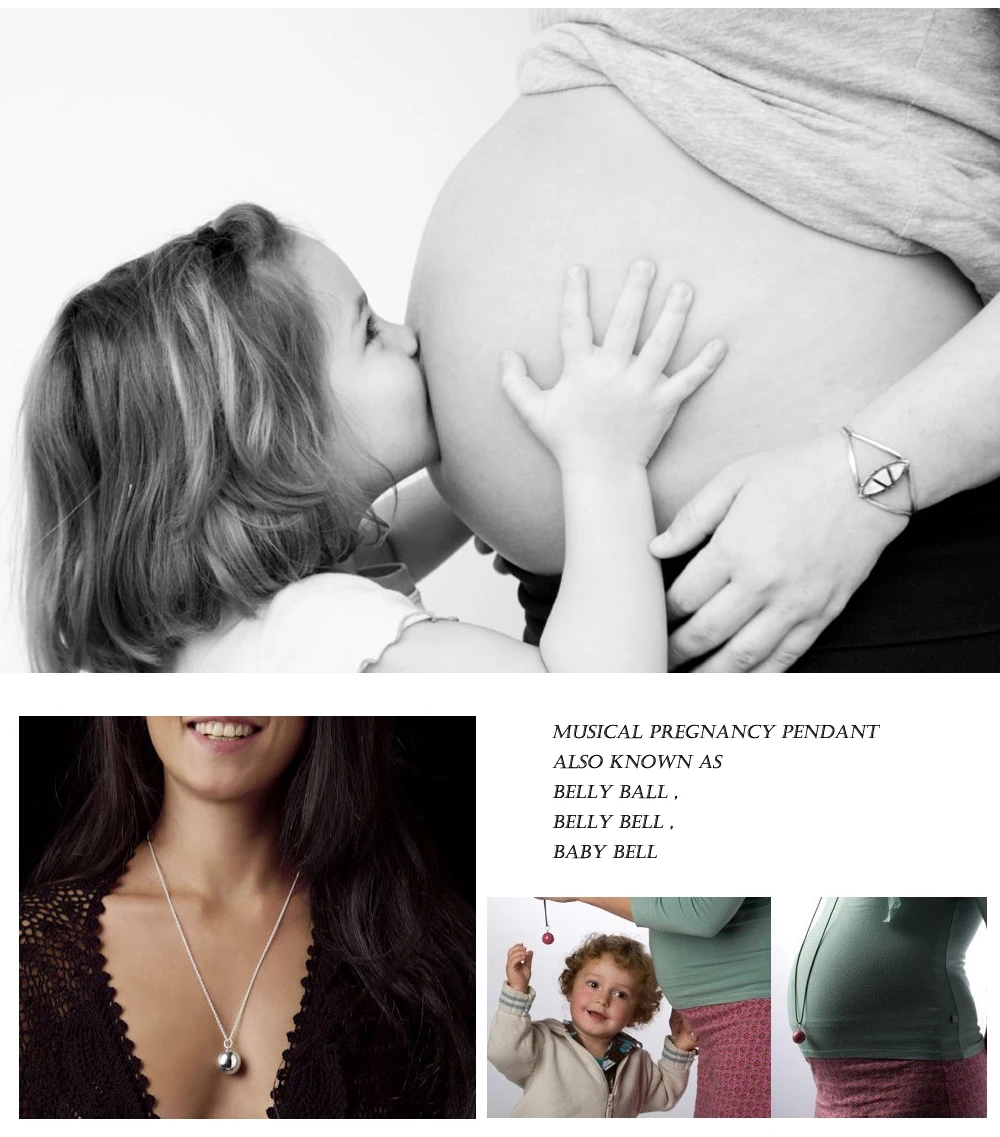 AOBOCO 20 мм Цветок мексиканский кулон бола колокольчик подвеска Ангел звуковая подвеска-шар ожерелья для беременных женщин винтажные модные детские ювелирные изделия