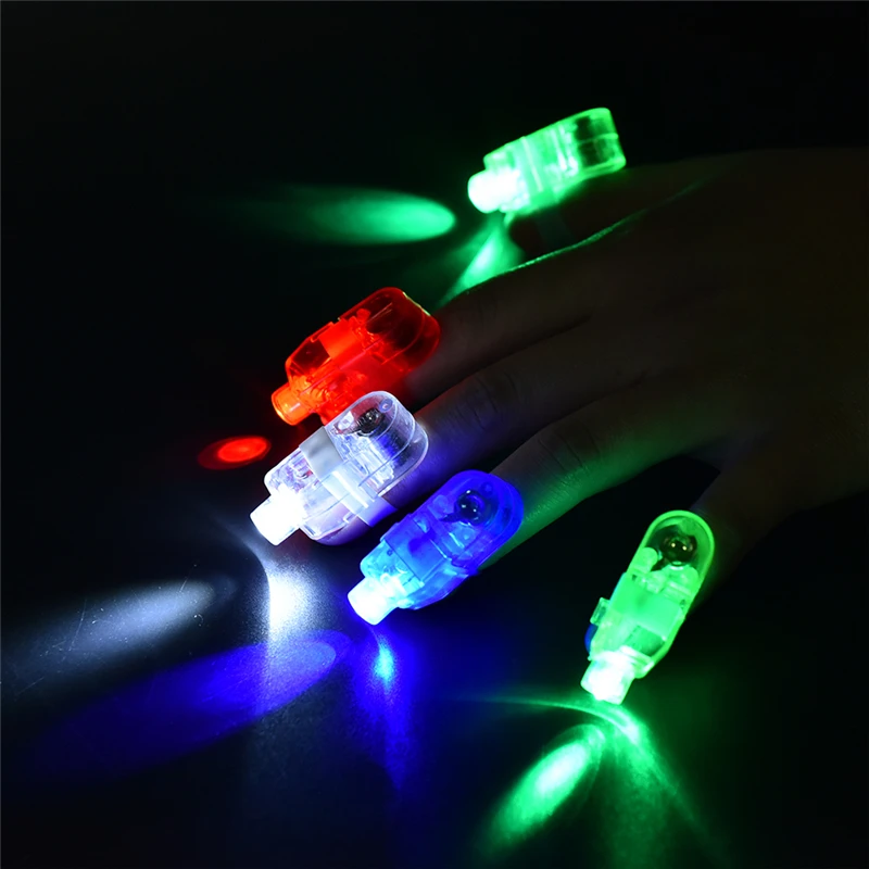 

New arrival Fluorescent Flashing Concert Props Light Up Led Toys Ring Finger Lamp Led Luminous Children's Toys