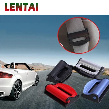 

LENTAI For Renault megane 2 3 duster captur clio 4 Mitsubishi asx lancer Lifan 2Pcs Auto Car Safety Belt Clip Seat belt holder
