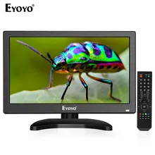 Eyoyo 12 дюймов 1920x1080 ips ЖК-Экран Дисплей HDMI ТВ монитор, портативный кухонный Телевизор с HDMI/VGA/AV/USB входом и пультом дистанционного управления