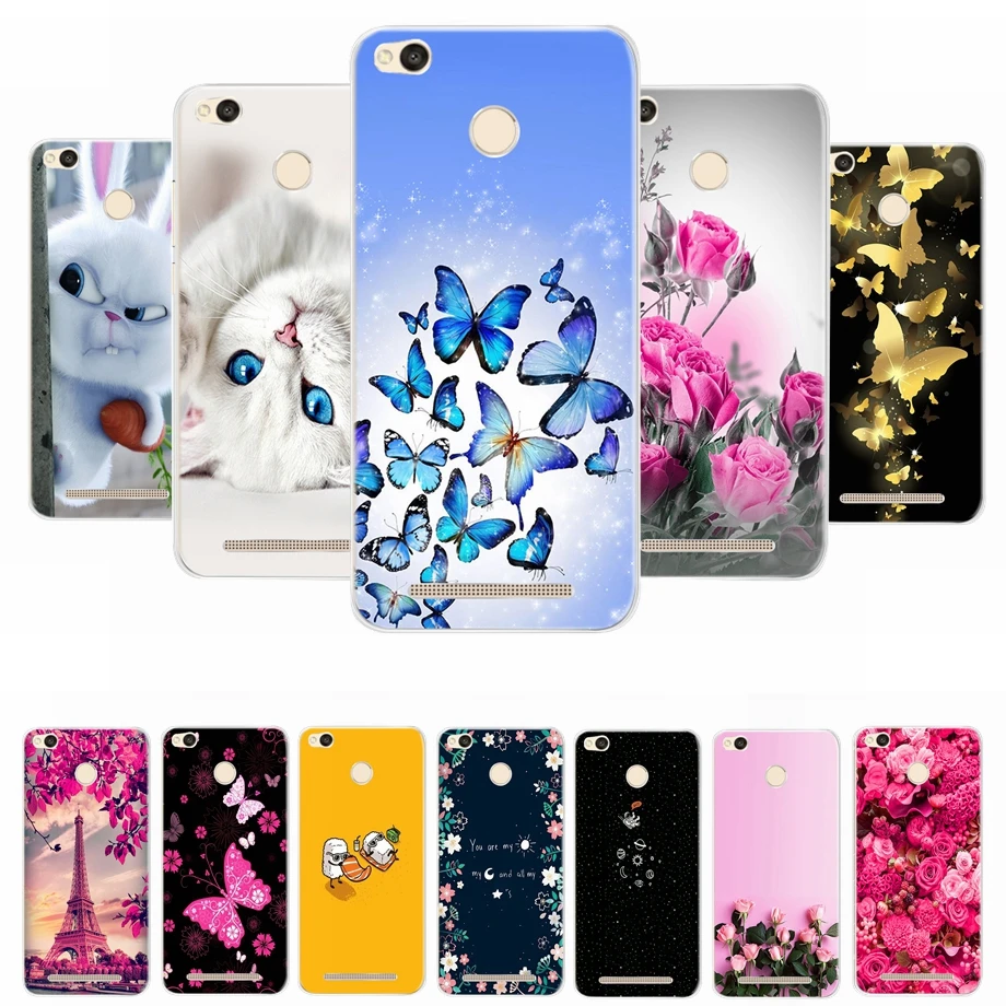 

for Xiaomi redmi 3s cases Silicone cover Cute Cartoon For xiaomi redmi 3 s phone case redmi 3s pro cases capa coque funda bumper