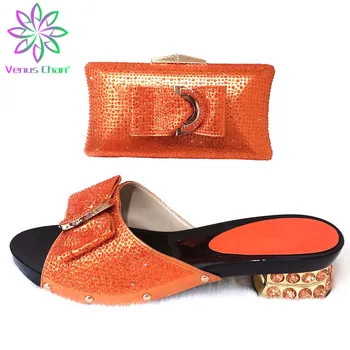 

2019 New Coming Office Lady Khaki Nigerian Designer Shoes And Bag Set To Match Italian Party Shoes With Matching Bags Set