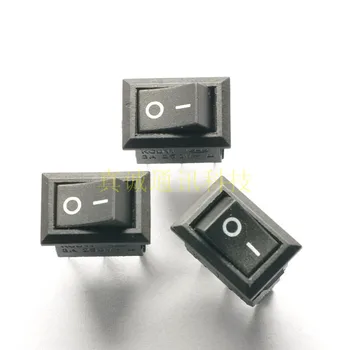 

60pcs rocker switch Black rocker switch 3 feet 2 files rocker power switch 14.5MM * 10MM 3A / 250V