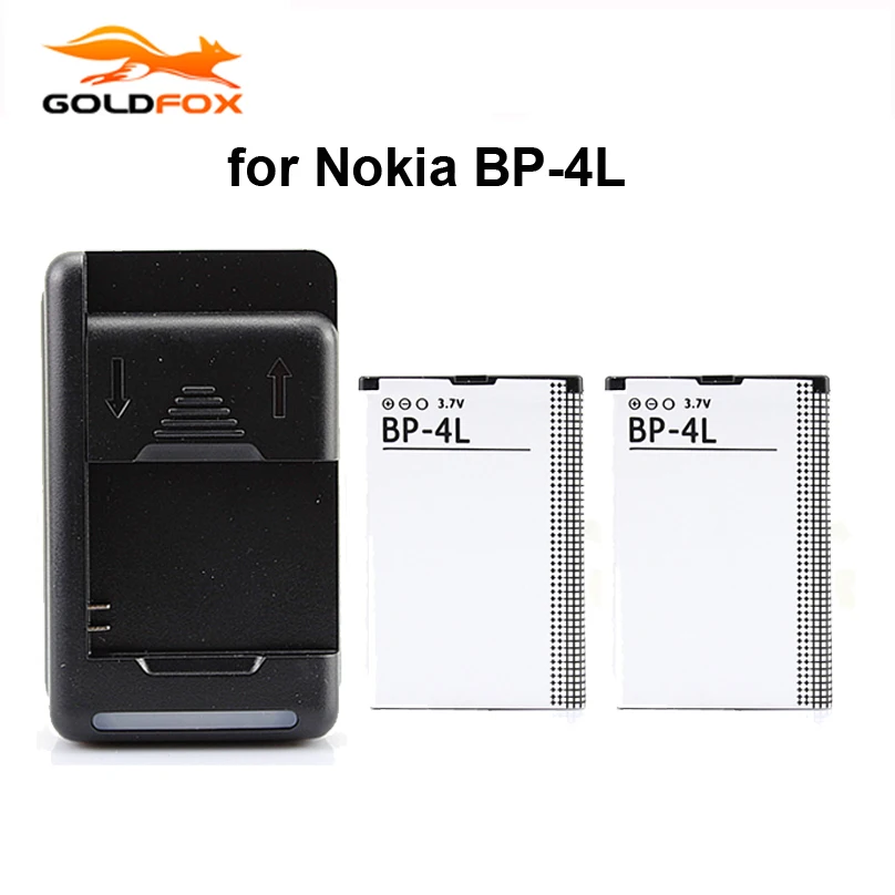 Аккумулятор GOLDFOX для мобильного телефона Nokia E61i E63 E90 E95 E71 6650F N97 N810 E72 E52 BP4L 1500 мАч зарядное устройство 2