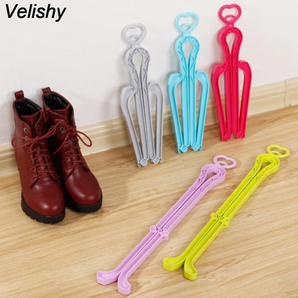 

Velishy Plastic Long Boots Shaper Stretcher Trees Supporter Shaft Keeper Holder Organizer Storage Boots Stand Holder 1PCS