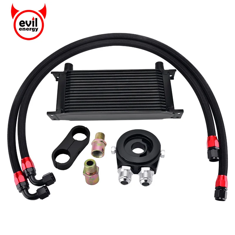 ^Cheap evil energy 16Row AN10 Engine Racing Oil Cooler Kit+Oil Adapter Filter+Swivel Fuel Oil Hose Line+AN10 Seprator Divider Clamp ^Cheap evil energy 16Row AN10 Engine Racing Oil Cooler Kit+Oil Adapter Filter+Swivel Fuel Oil Hose Line+AN10 Seprator Divider Clamp