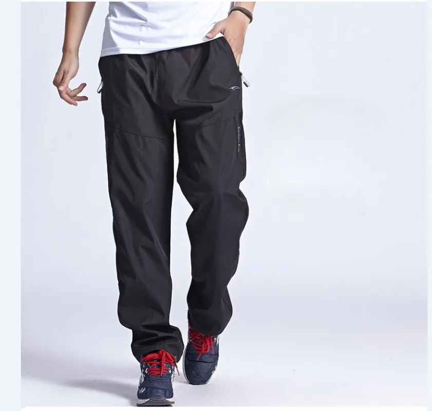 Мужские штаны для ношения на улице, повседневные штаны, быстро сохнут, для активных занятий бегунами, для физических упражнений, мужские спортивные штаны, штаны, мужская одежда - Цвет: black-1028
