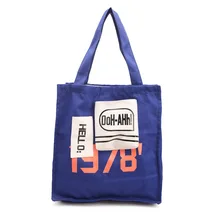 Прямая холщовая хозяйственная сумка, Корейская версия, простая модная буква, ручной парус, тканевая сумка, сумка на плечо