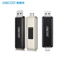 OSCOO Тип-C 3.1/USB 3.0 Ultra Dual USB c флеш-накопитель для смартфонов Планшеты и Новый MacBook высокая Скорость накопитель 16 г-128 г
