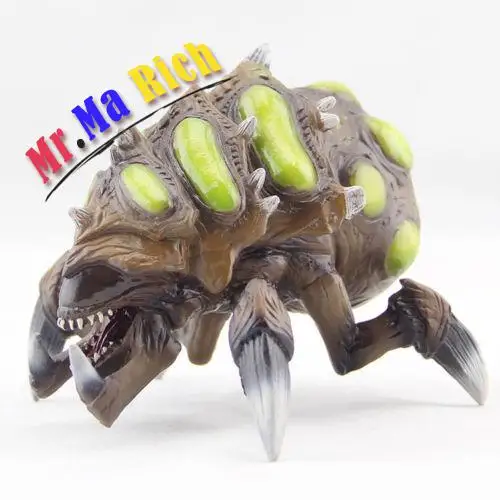 II Zerg Baneling Statue In Resina Modello Figura Giocattolo Arancione e Viola