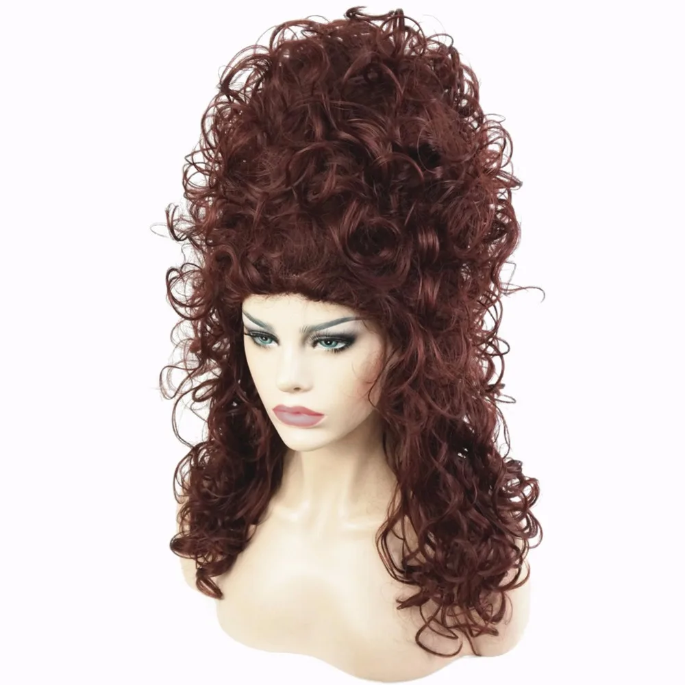 

StrongBeauty Marie antoinette Wig Auburn Witch Beehive Cosplay Wigs Synthetic