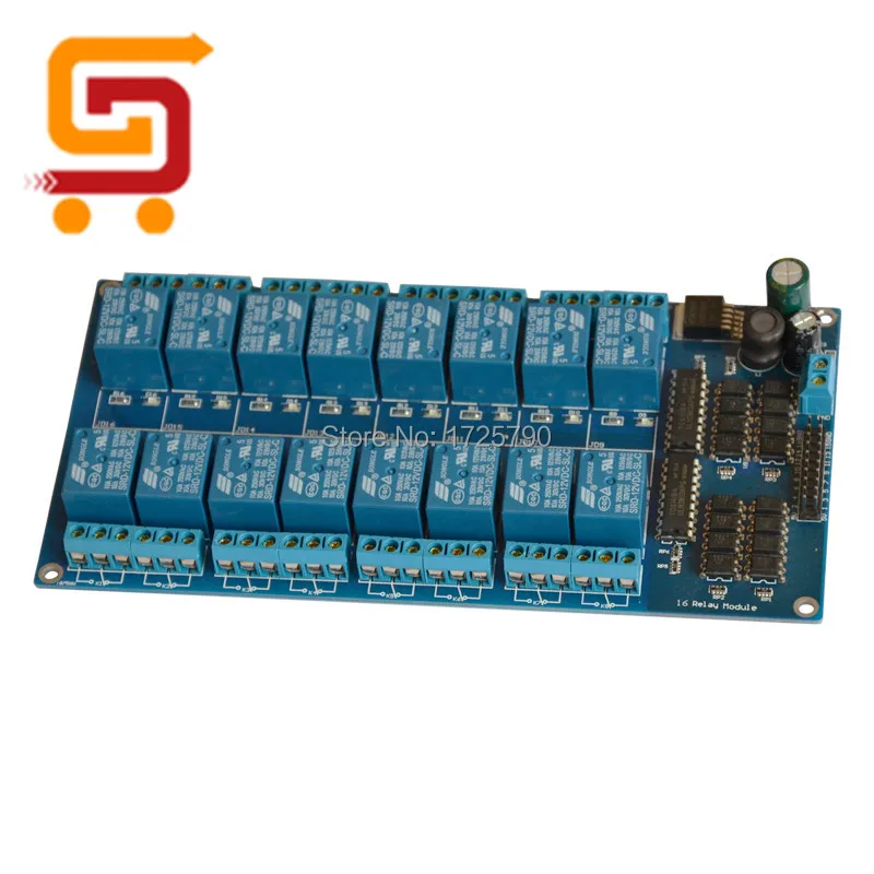 High Quality 12V 16 Channel Relay Module Low Level For Arduino Uno R3