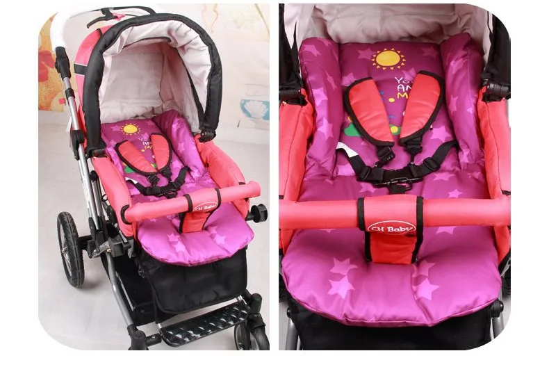 Baby Stroller Mat Red,Blue,Purple Outdoor Chair Cushions,Soft Feeding Chair Seat Pad,Blue Baby Seat Mat Cushion for Chair Sofa