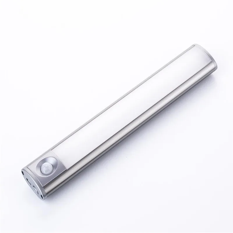 CLAITE LED إضاءة الخزانة 33 LED SMD4014 USB قابلة للشحن محس حركة ليلة ضوء للمطبخ مجلس الوزراء الدرج خزانة