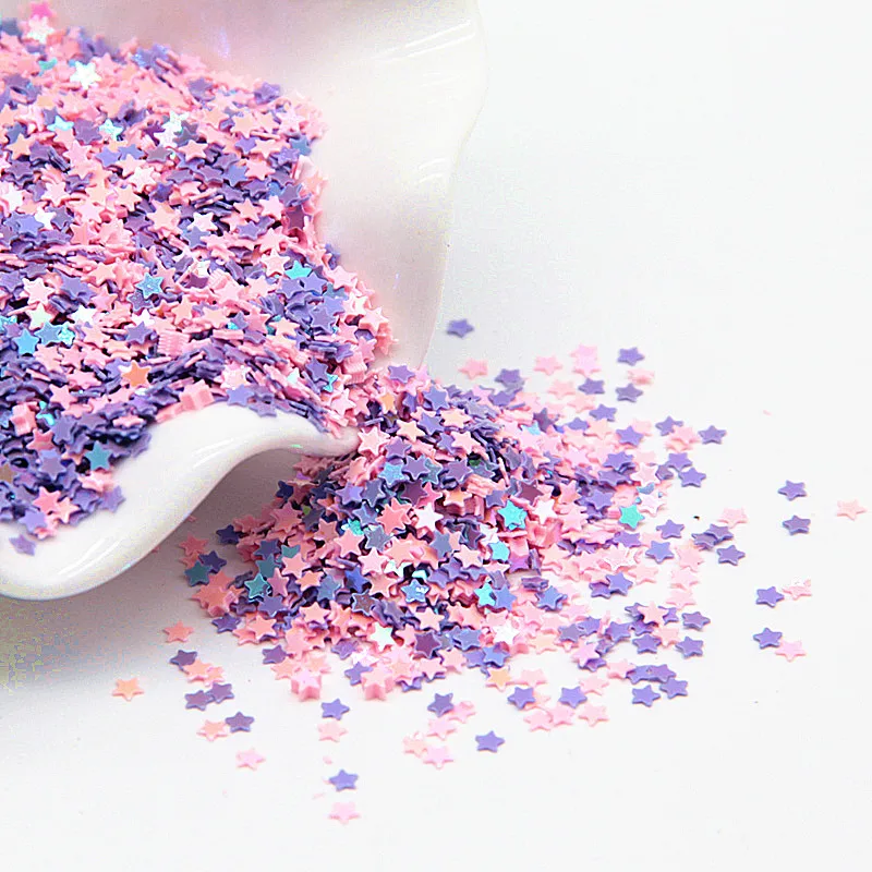 Paillettes 1-5mm Star Heart Dot Moon Loose Sequins Mix White Blue Pink Purple Sequin Wedding Decoration Confetti Nail Art 10/20g