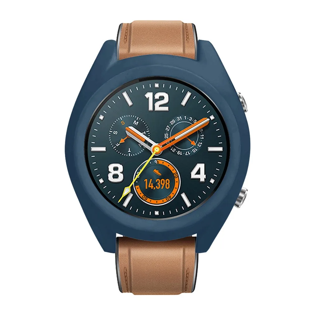 Ouhaobin силиконовый защитный чехол для huawei Watch GT Smartwatch замена мягкий ТПУ полный чехол оболочка силиконовая рамка 424#2