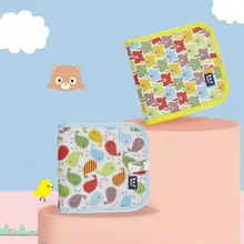 Альбом для рисования инновационные Портативный со стирающимися чернилами доска многоразовый ПП 14-страница доска для записей, украшенное мозаикой из драгоценных камней, 12 Цветной ручки для детей птицы», «Медведь»