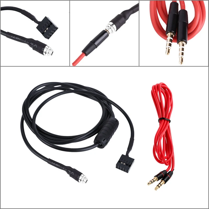 

SITAILE Car CD Audio AUX 3.5mm Input Interface Adapter Music Cable CD Changer for BMW E46 98-06 auxiliar audio wire