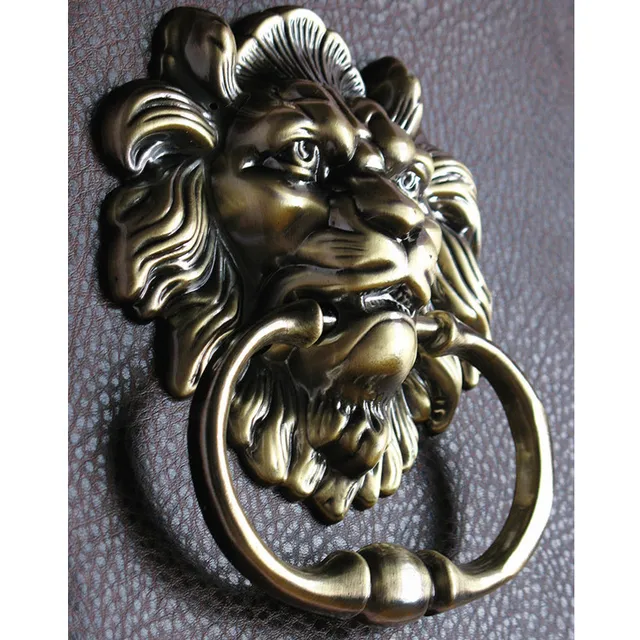 UNILOCKS Antique Lion Door Knocker Lionhead Doorknockers Lions Home UNILOCKS Antique Lion Door Knocker Lionhead Doorknockers Lions Home Decor Including Screws - UNILOCKS Antique Lion Door Knocker Lionhead Doorknockers Lions Home