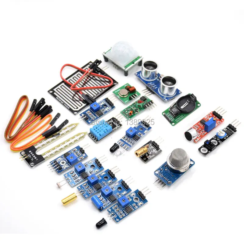 16pcs Lot Raspberry Pi 3 Raspberry Pi 2 Model B The Sensor Module Package 16 Kinds