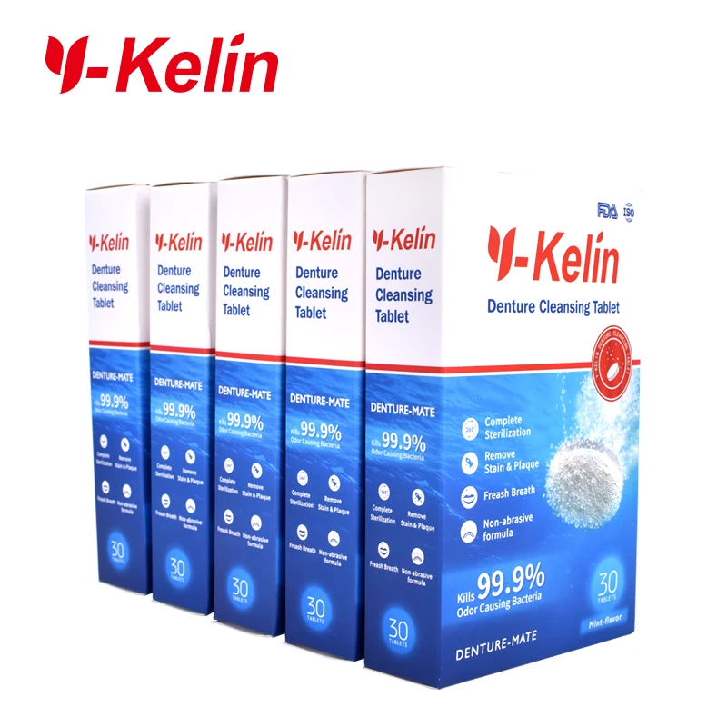 Дешево Y Kelin 192 таблетки для очистки зубных протезов tabs протезы очищающие средства протезы таблетки 192s